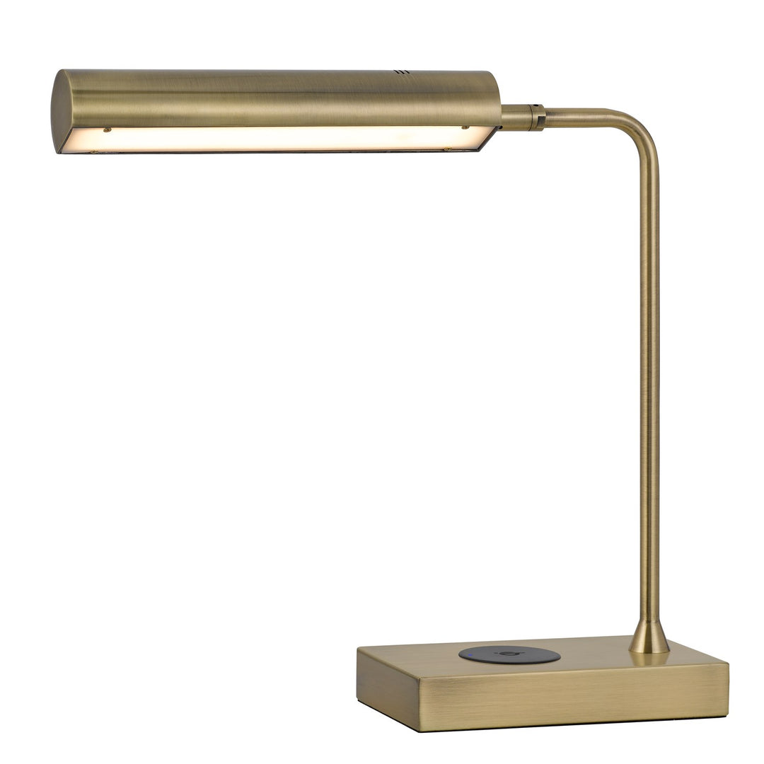 Delray 12W Intergrated Led Metal Desk Lamp With Wireless Charging Port