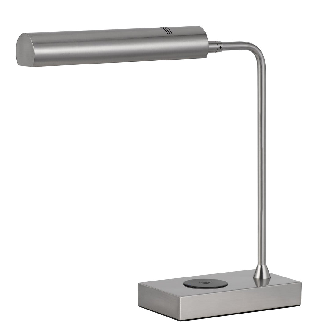 Delray 12W Intergrated Led Metal Desk Lamp With Wireless Charging Port by CAL Lighting
