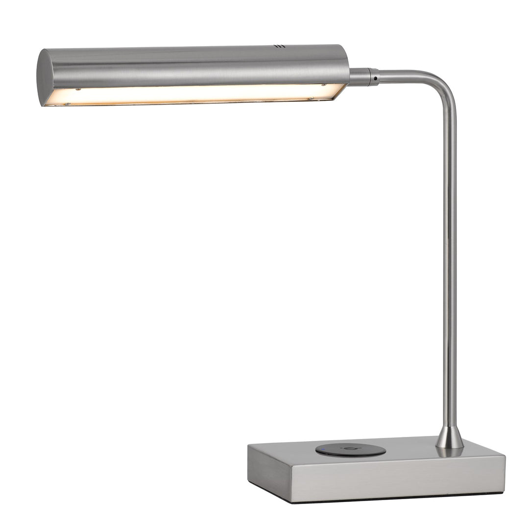 Delray 12W Intergrated Led Metal Desk Lamp With Wireless Charging Port