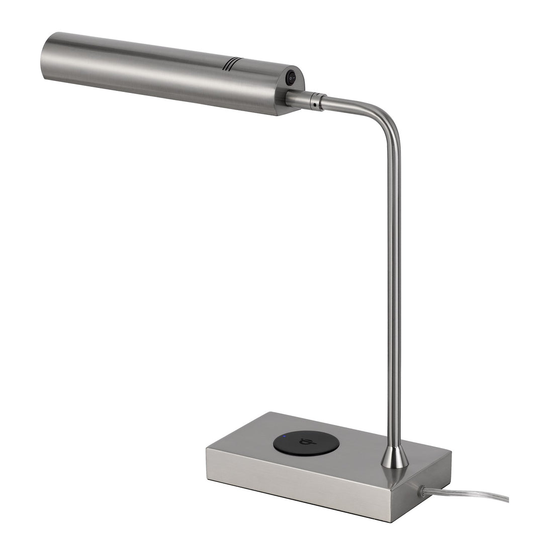 Delray 12W Intergrated Led Metal Desk Lamp With Wireless Charging Port