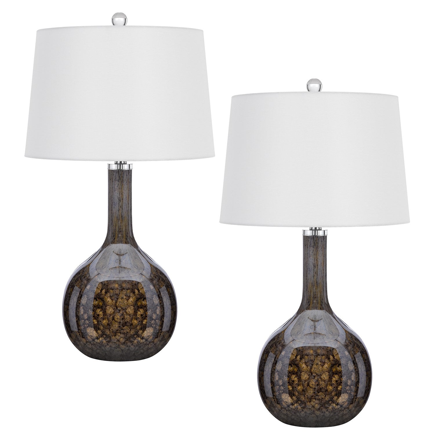 Wide Bottom Glass Table Lamp by CAL Lighting