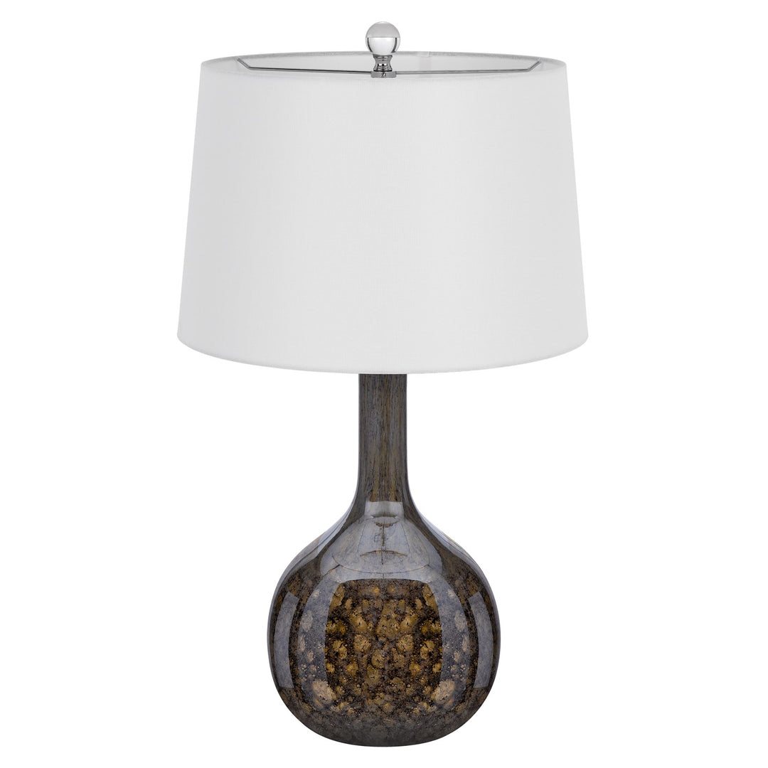 Wide Bottom Glass Table Lamp