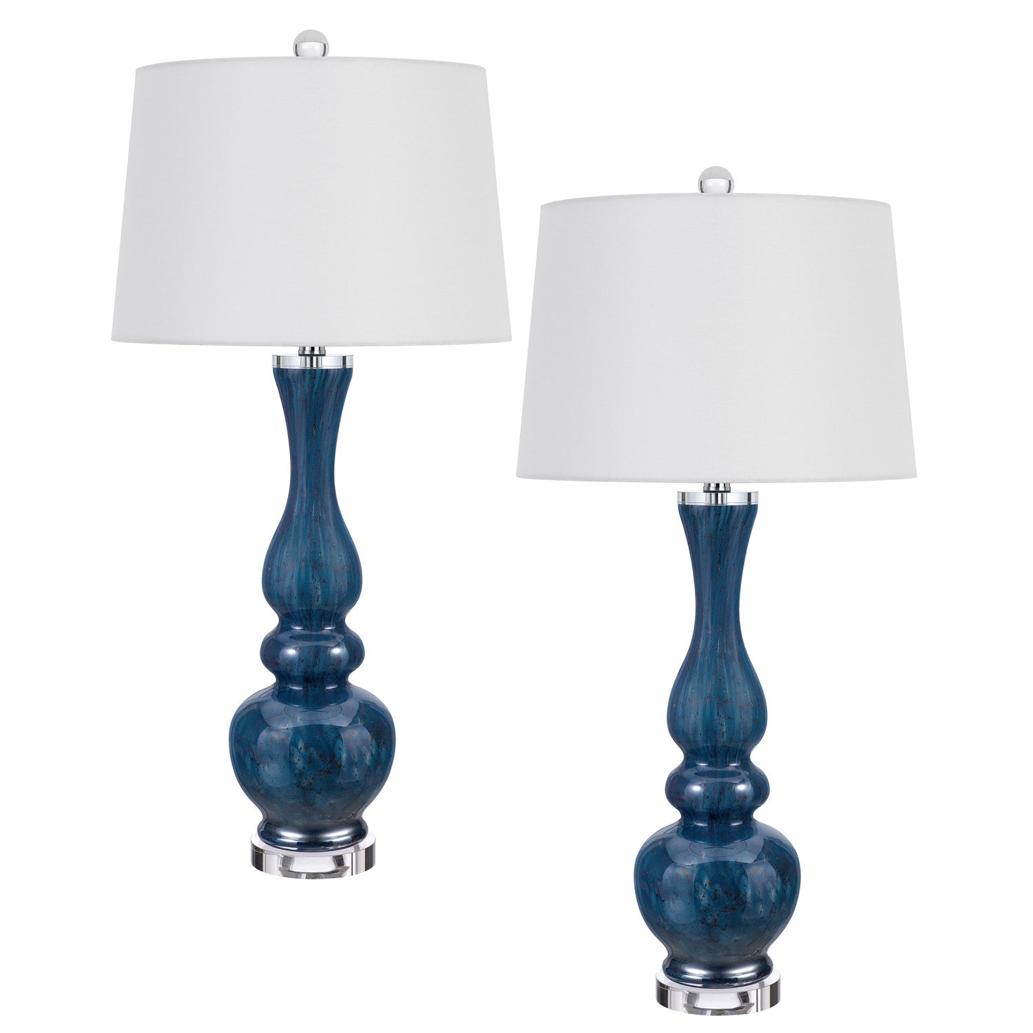 Candlestick Style Glass Table Lamp by CAL Lighting