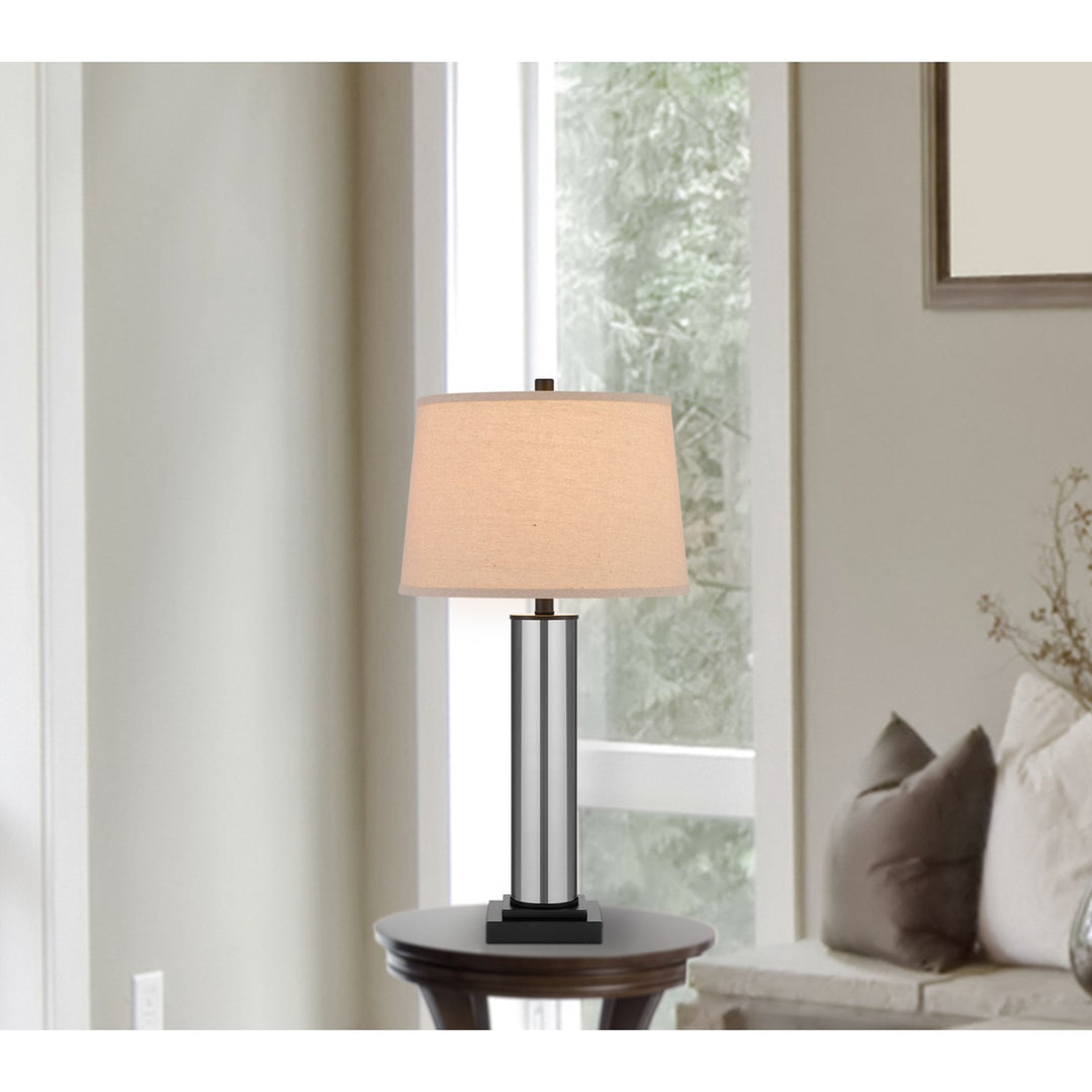 Black Cylinder Table Lamps