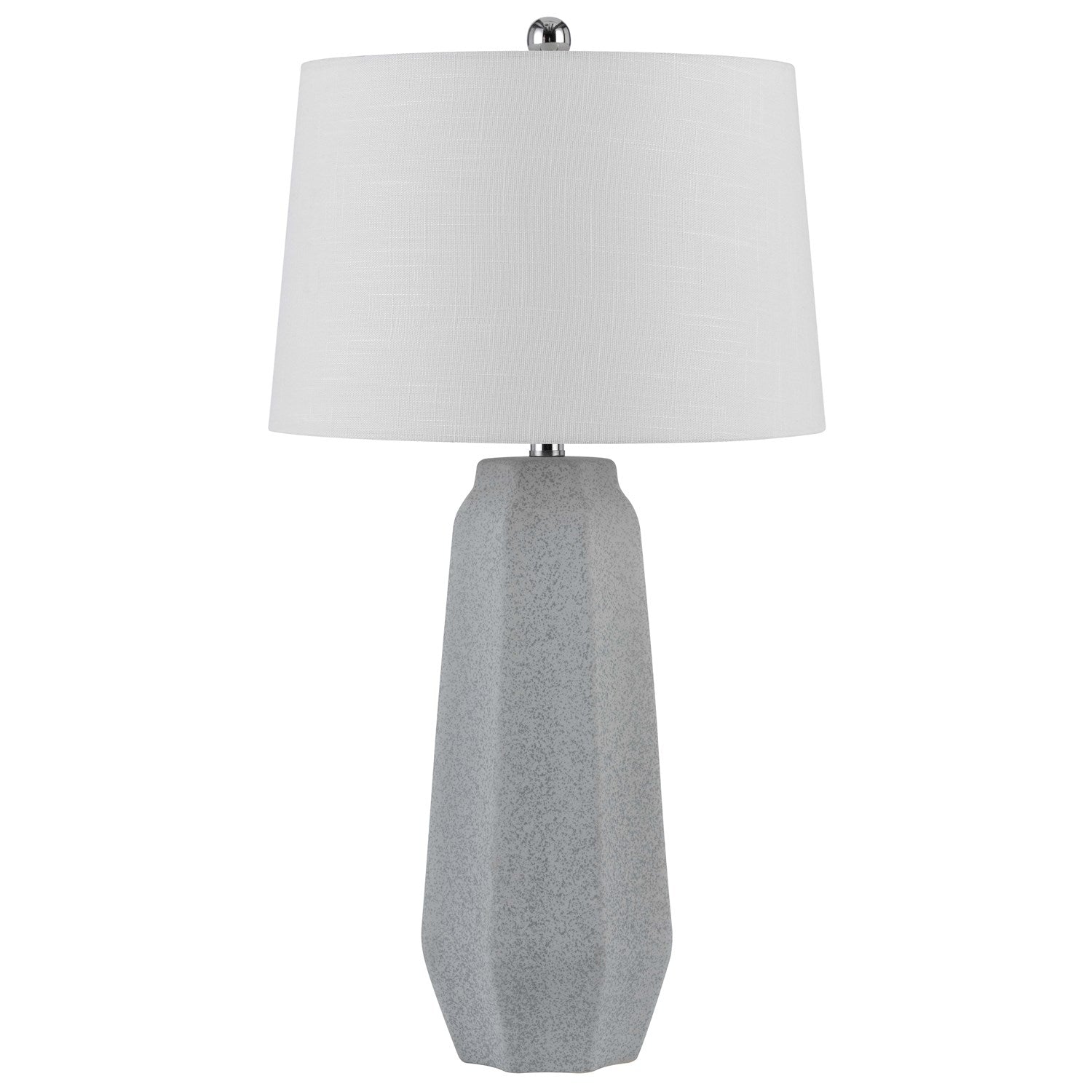 150W 3 Way Drayton Ceramic Table Lamp With Hardback Fabric Shade (Sold In Pairs) by CAL Lighting