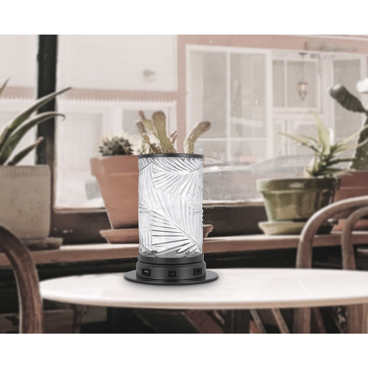 2W Carrington Integrated Led Accent Lamp With Glass Shade