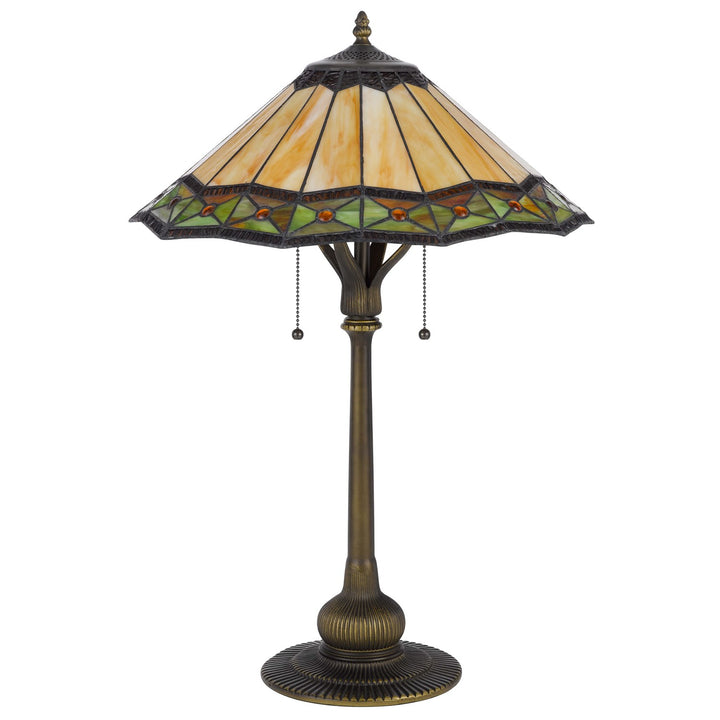 60W X 2 Armscroft Tiffany Table Lamp