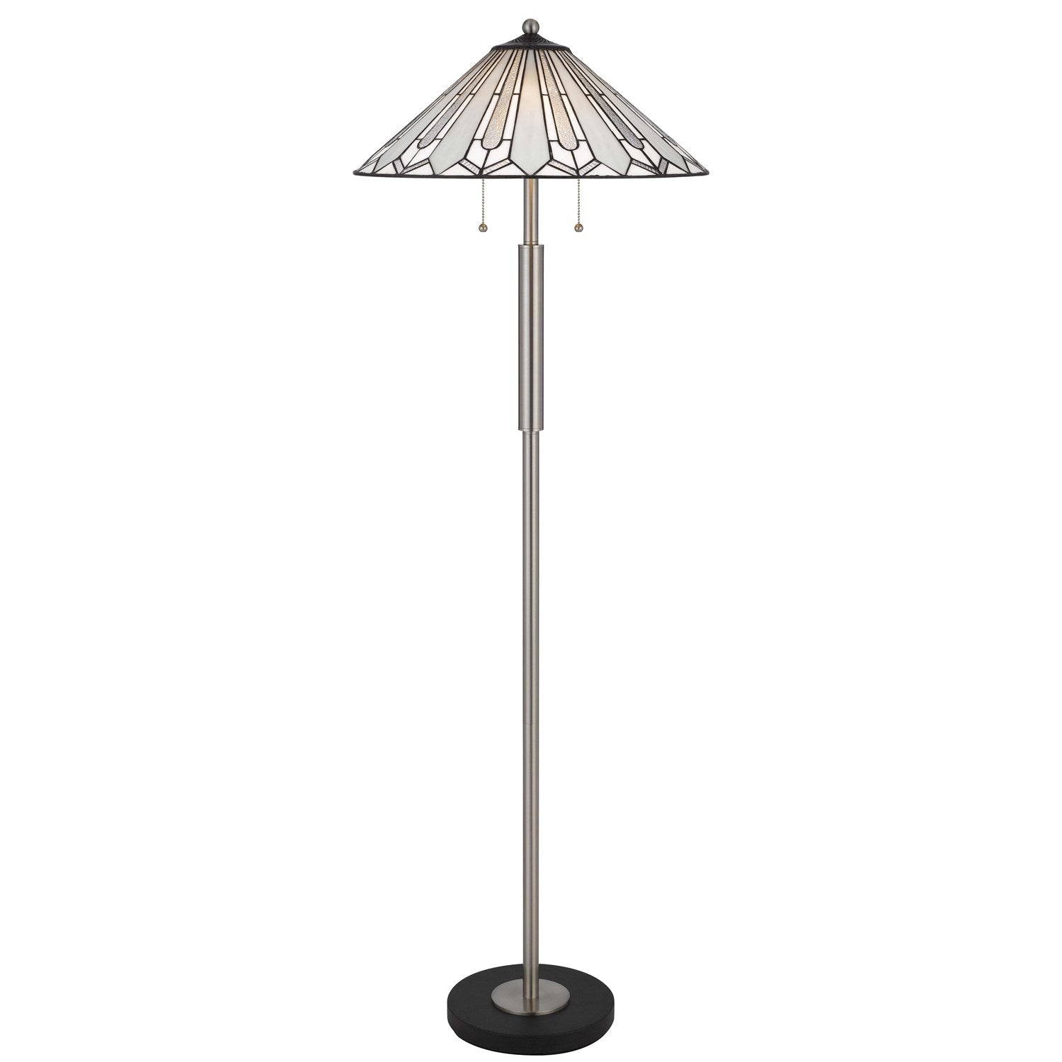 60W X 2 Muirfield Tiffany Floor Lamp by CAL Lighting