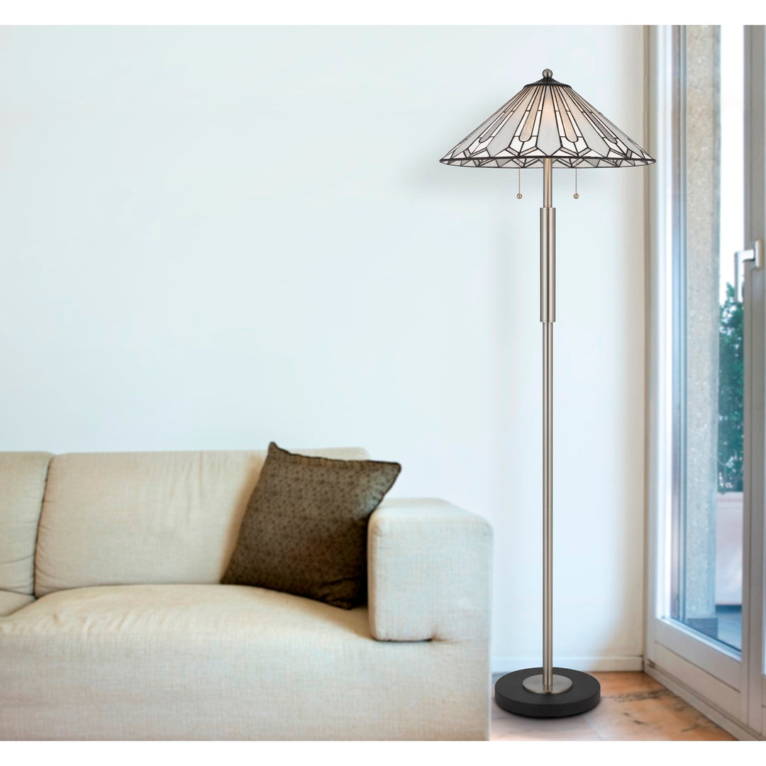 60W X 2 Muirfield Tiffany Floor Lamp