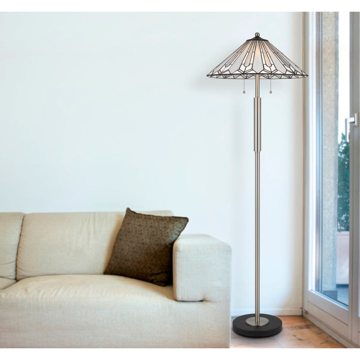 60W X 2 Muirfield Tiffany Floor Lamp
