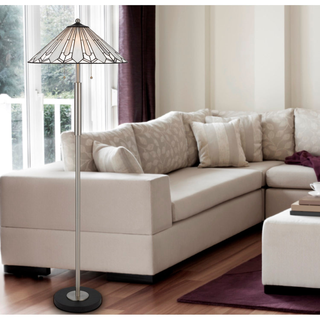 60W X 2 Muirfield Tiffany Floor Lamp