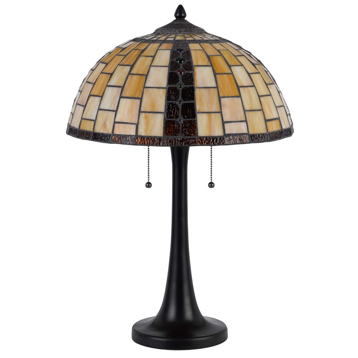 60W X 2 Whitton Tiffany Table Lamp