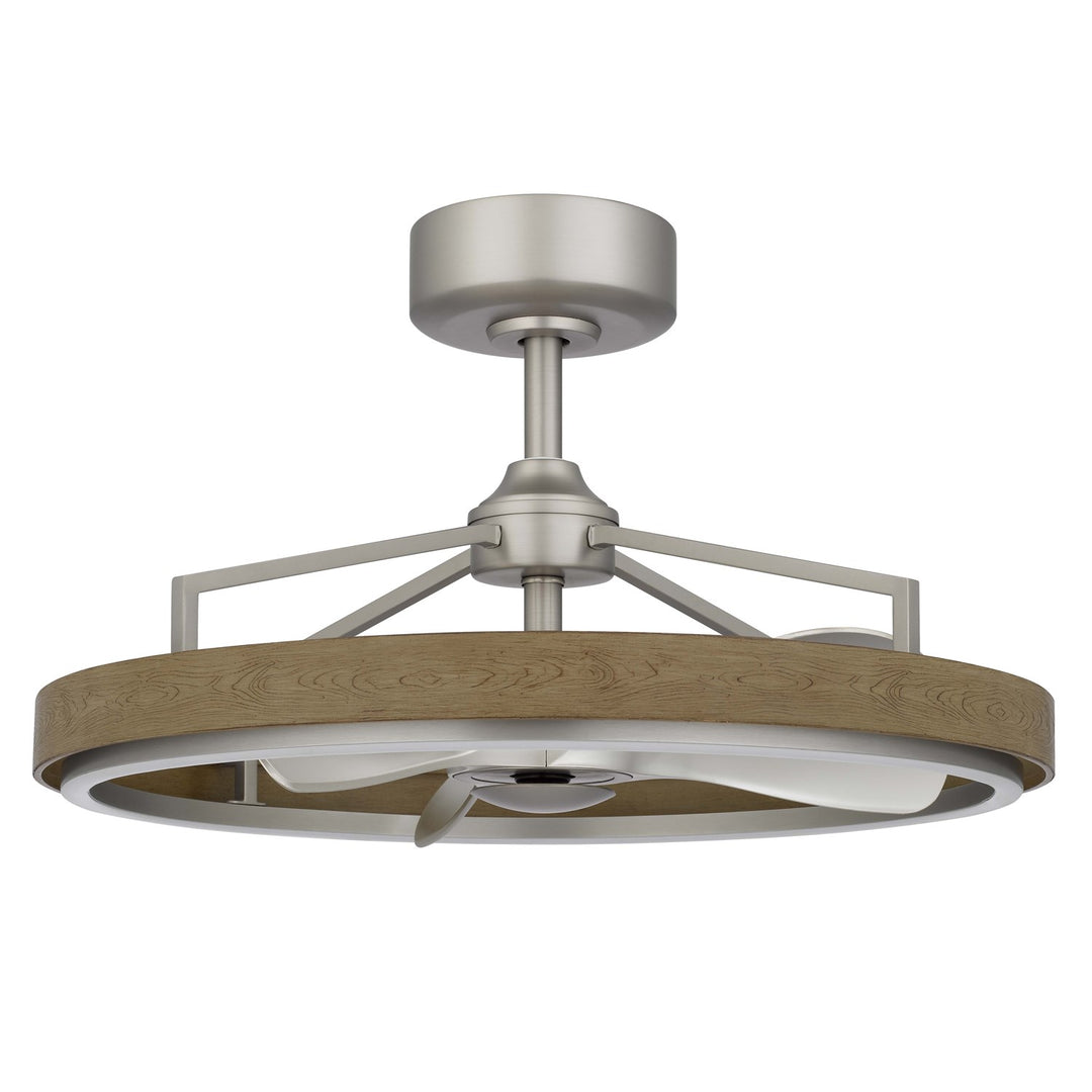 Remote Controlled 30W; 580 Lumen; 3000K Dimmable 6 Speed Led Arroyo Fan Light by CAL Lighting