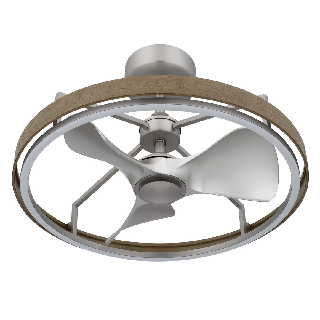 Remote Controlled 30W; 580 Lumen; 3000K Dimmable 6 Speed Led Arroyo Fan Light