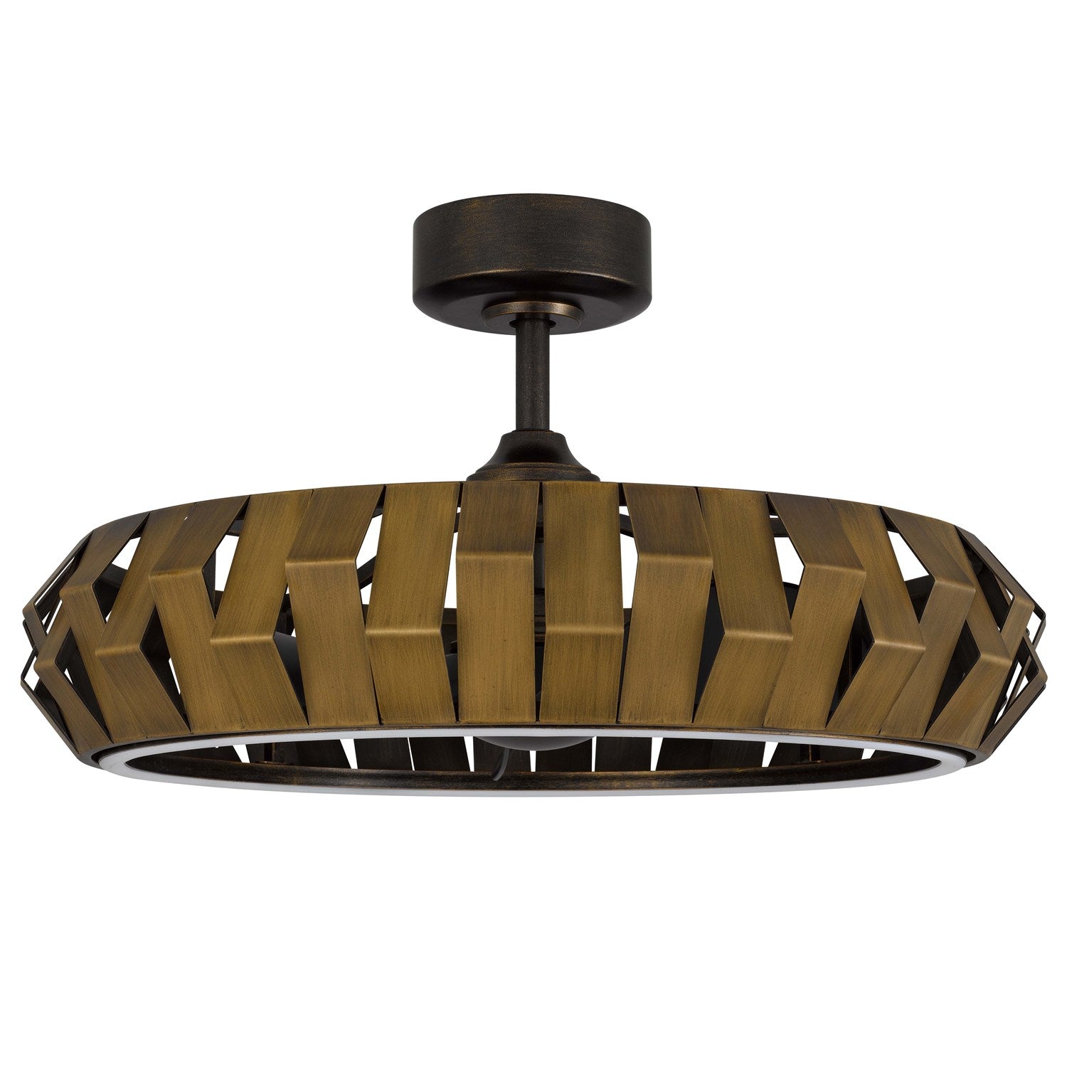 Remote Controlled 30W; 500 Lumen; 3000K Arroyo Ultra Quiet Fan Light by CAL Lighting