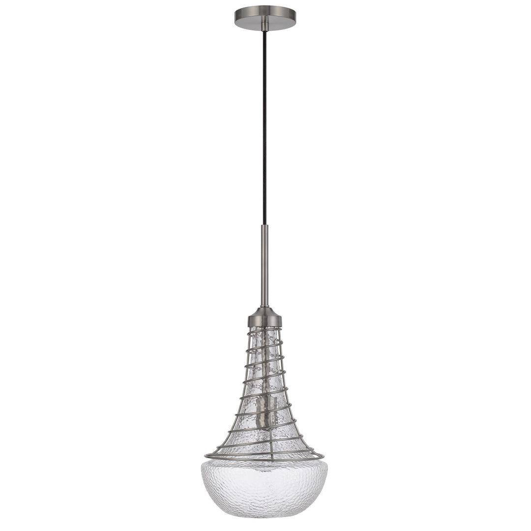 60W Baraboo Metal/Glass Mini Pendant by CAL Lighting