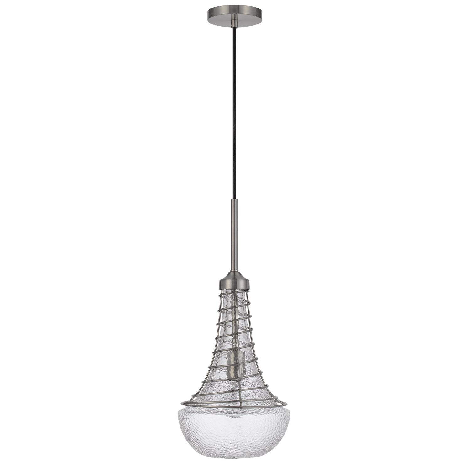 60W Baraboo Metal/Glass Mini Pendant by CAL Lighting
