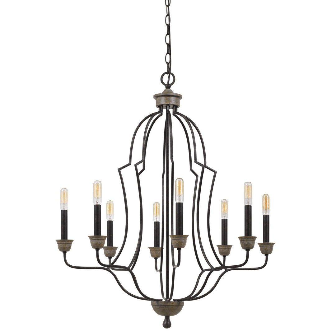 60W X 8 Lebrija Metal Chandelier (Edison Bulbs Not Included) by CAL Lighting
