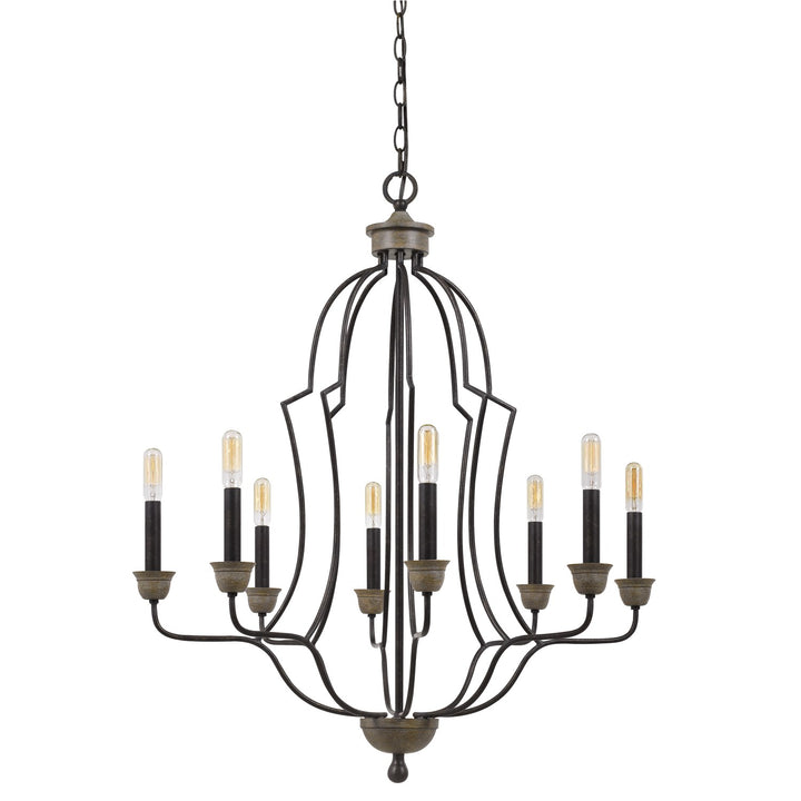 60W X 8 Lebrija Metal Chandelier (Edison Bulbs Not Included) by CAL Lighting