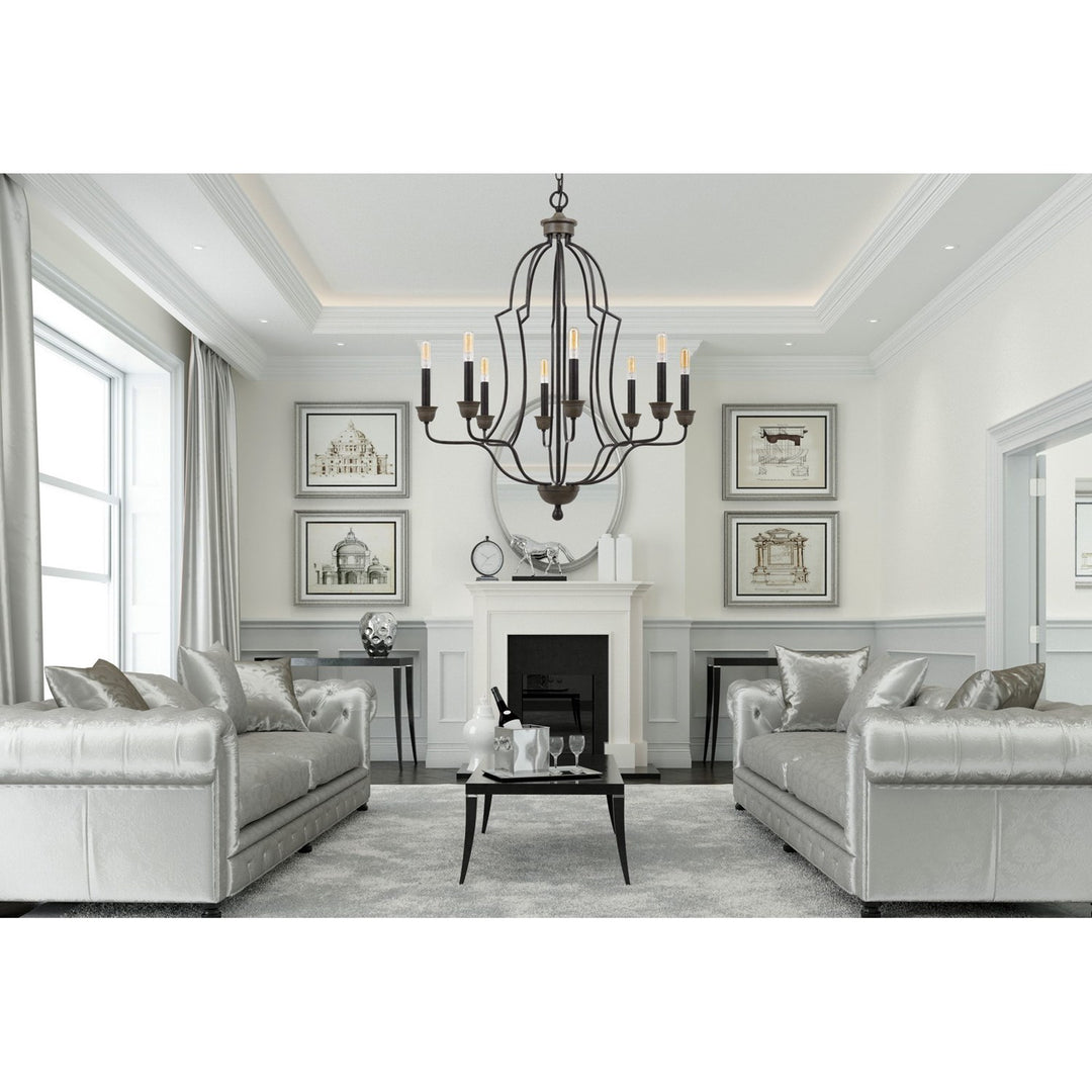 60W X 8 Lebrija Metal Chandelier (Edison Bulbs Not Included)