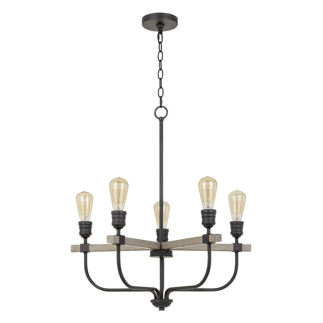 60W X 5 Sion Metal Chandelier by CAL Lighting