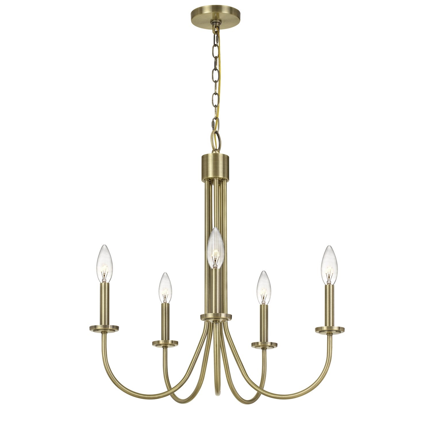 60W X 5 Spiez Metal Chandelier by CAL Lighting
