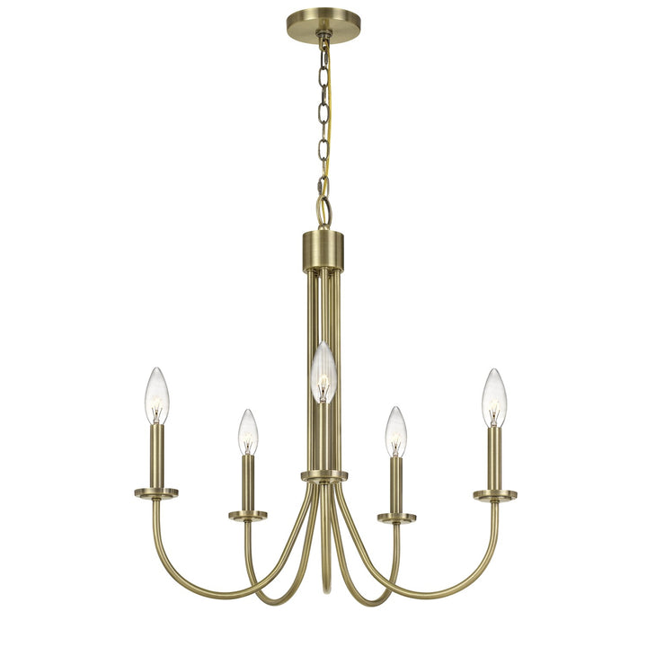 60W X 5 Spiez Metal Chandelier by CAL Lighting