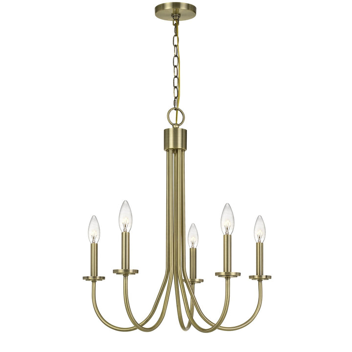 60W X 5 Spiez Metal Chandelier