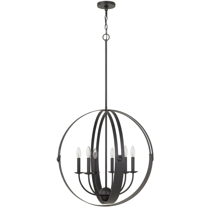 60W X 6 Valais Metal Chandelier by CAL Lighting