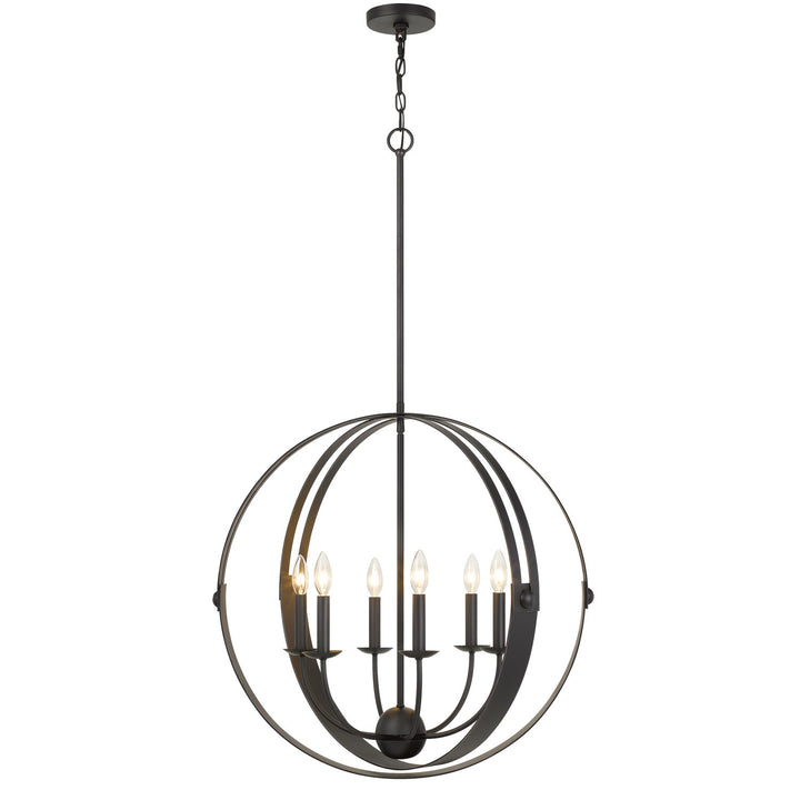 60W X 6 Valais Metal Chandelier