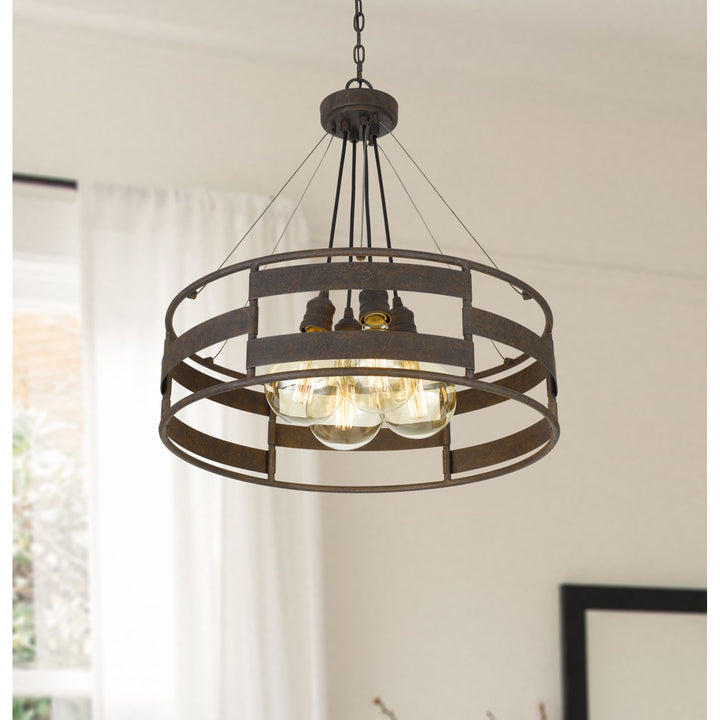 60W X 4 Rochefort Metal Chandelier (Edison Bulbs Shown Are Included)