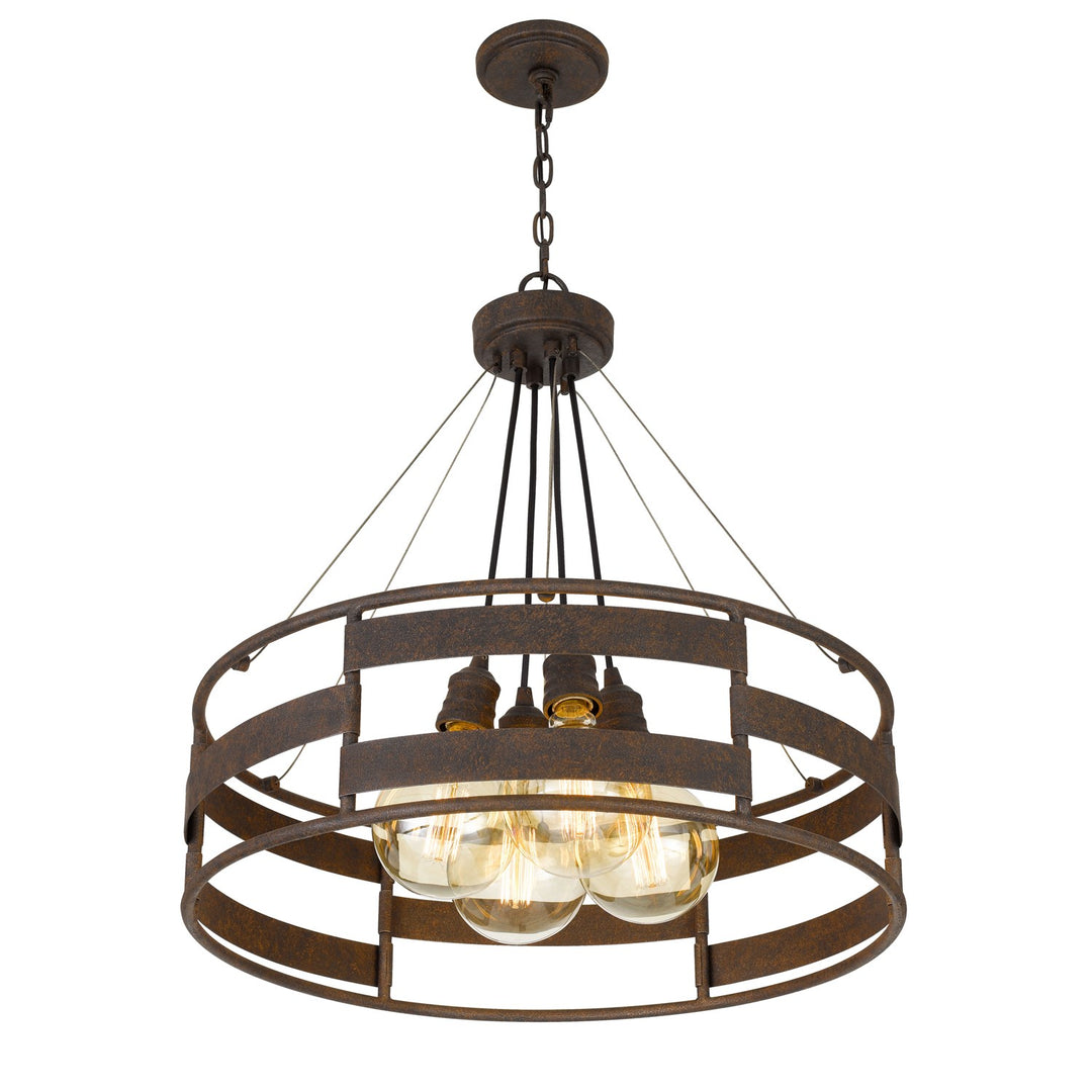 60W X 4 Rochefort Metal Chandelier (Edison Bulbs Shown Are Included)