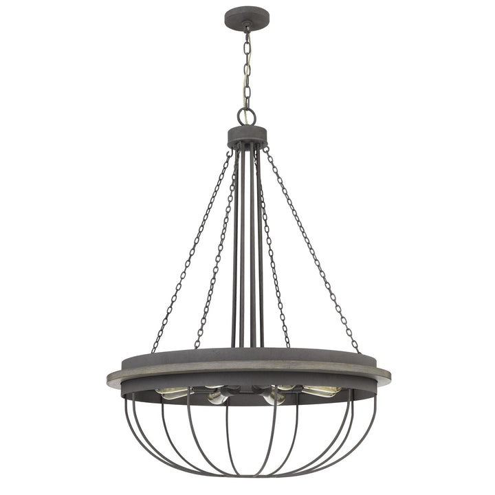 60W X 8 Nixa Metal Chandelier (Edison Bulbs Not Included) by CAL Lighting