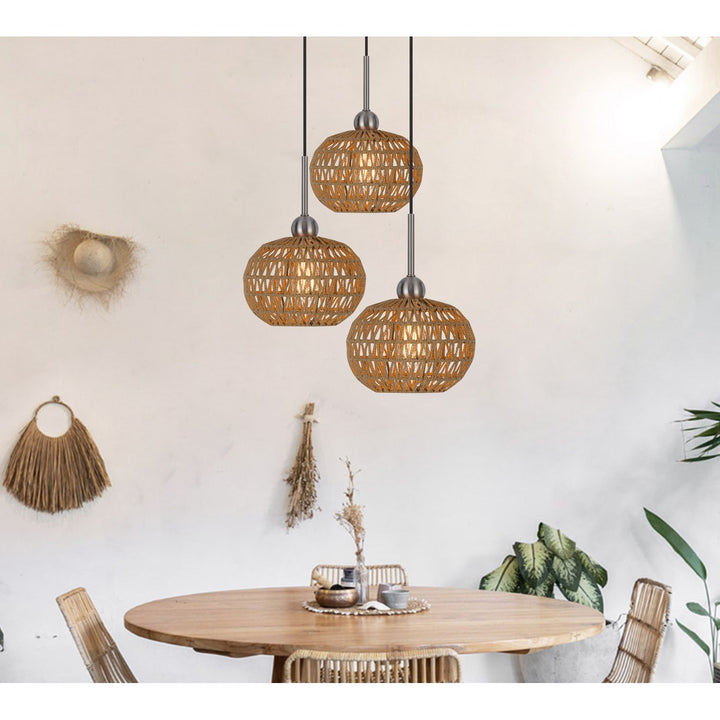 60W Medan Roped Pendant Fixture
