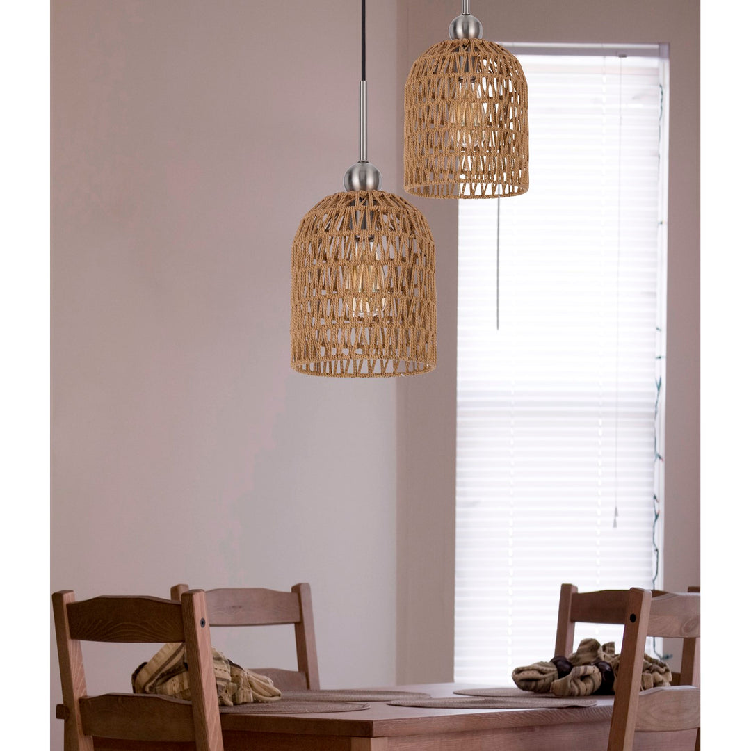 60W Depok Roped Pendant Fixture