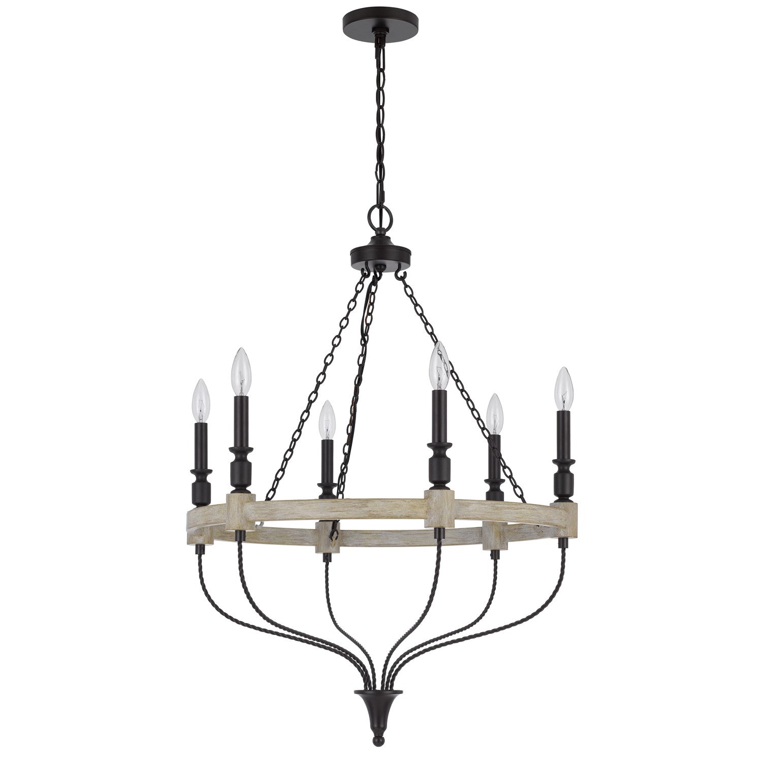 60W X 6 Grove Metal Chandelier by CAL Lighting