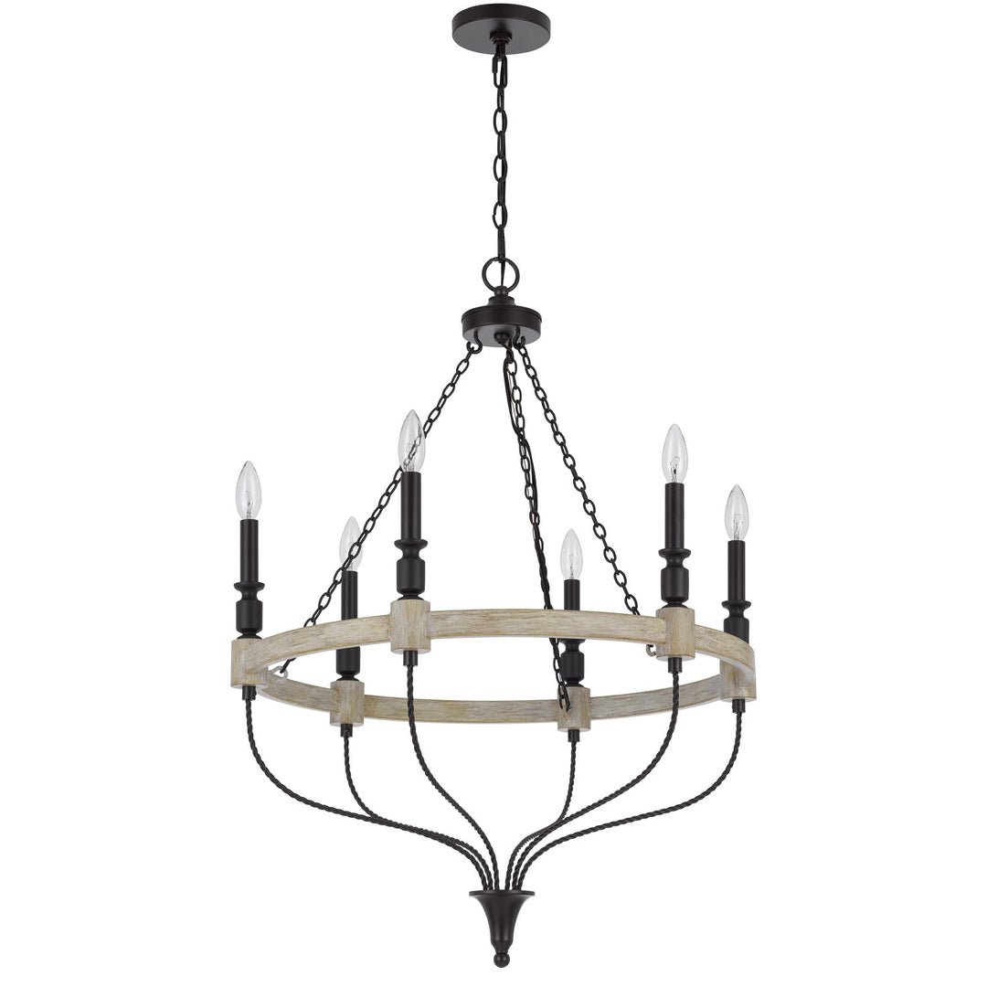 60W X 6 Grove Metal Chandelier