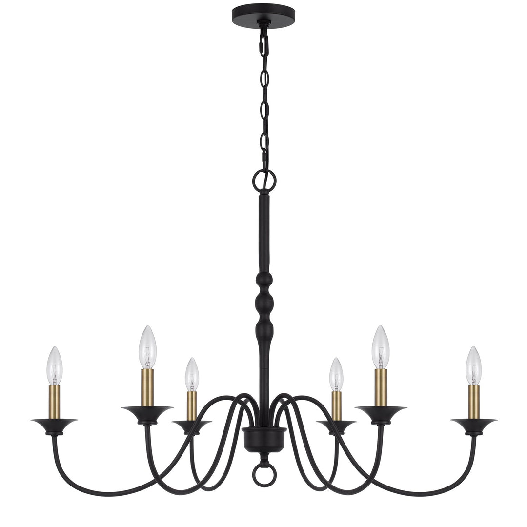 60W X 6 Marino Metal Chandelier by CAL Lighting