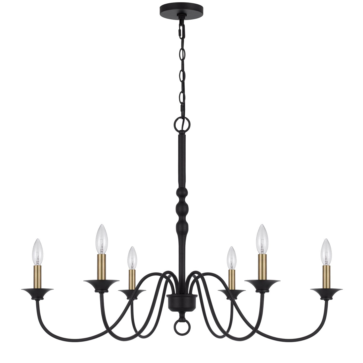 60W X 6 Marino Metal Chandelier by CAL Lighting