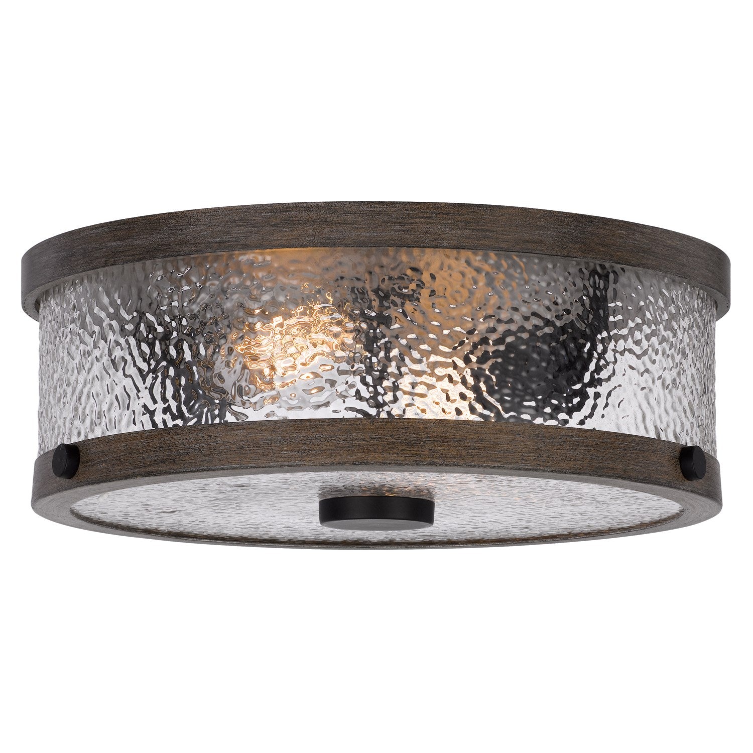 60W X 3 Mateo Metal/Glass Semi Flush Mount Fixture
