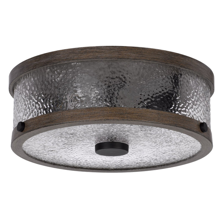 60W X 3 Mateo Metal/Glass Semi Flush Mount Fixture