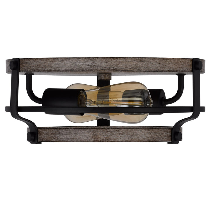 60W X 2 Clarita Metal Semi Flush Mount Fixture