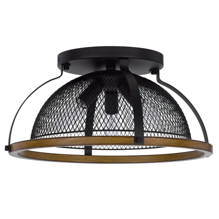 60W X 3 Longmont Metal Semi Flush Mount Fixture by CAL Lighting