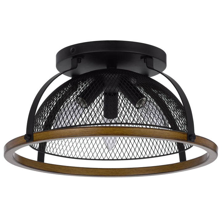 60W X 3 Longmont Metal Semi Flush Mount Fixture
