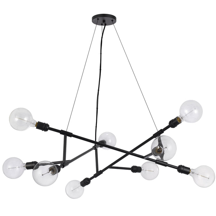 60W X 9 Massena Metal Chandelier by CAL Lighting