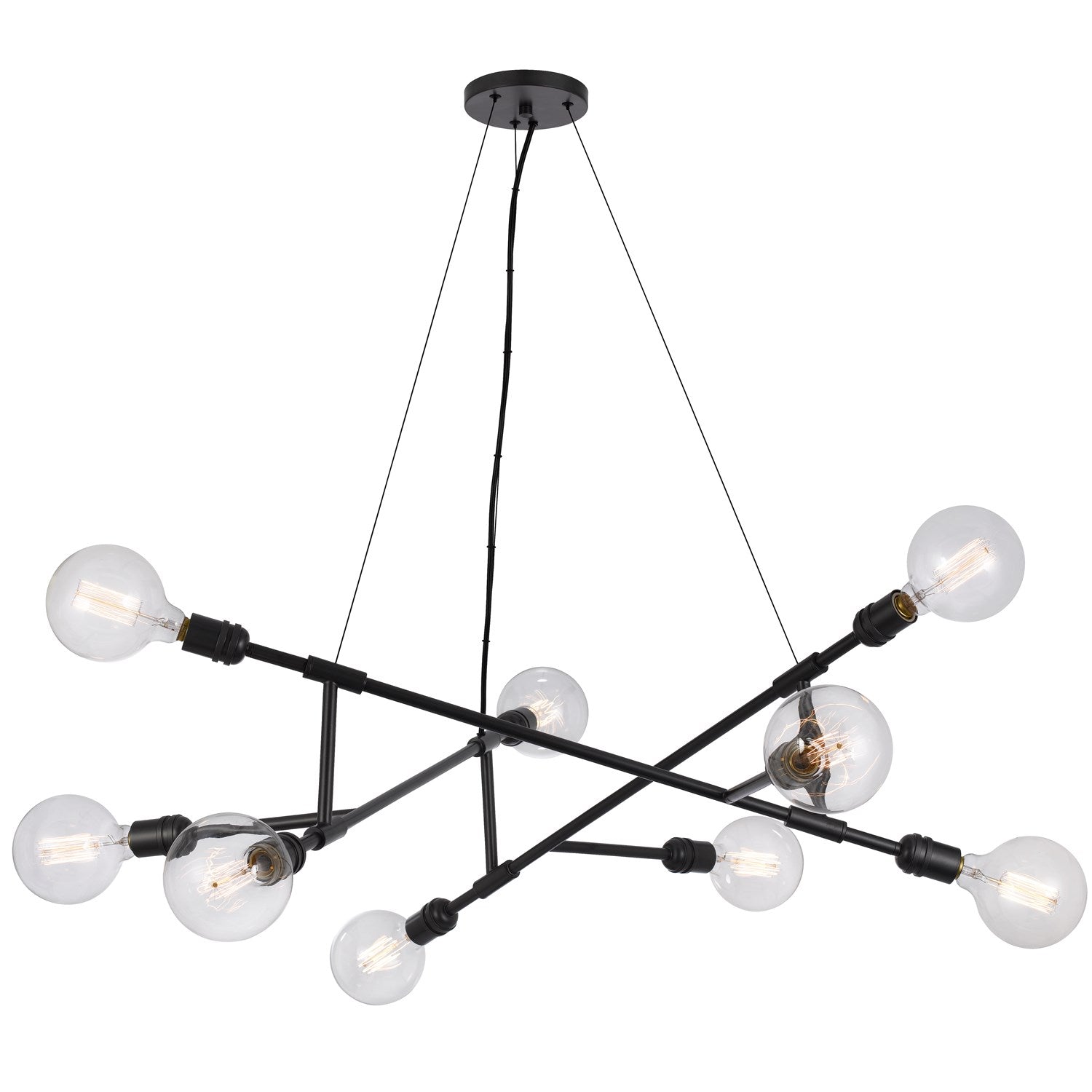 60W X 9 Massena Metal Chandelier