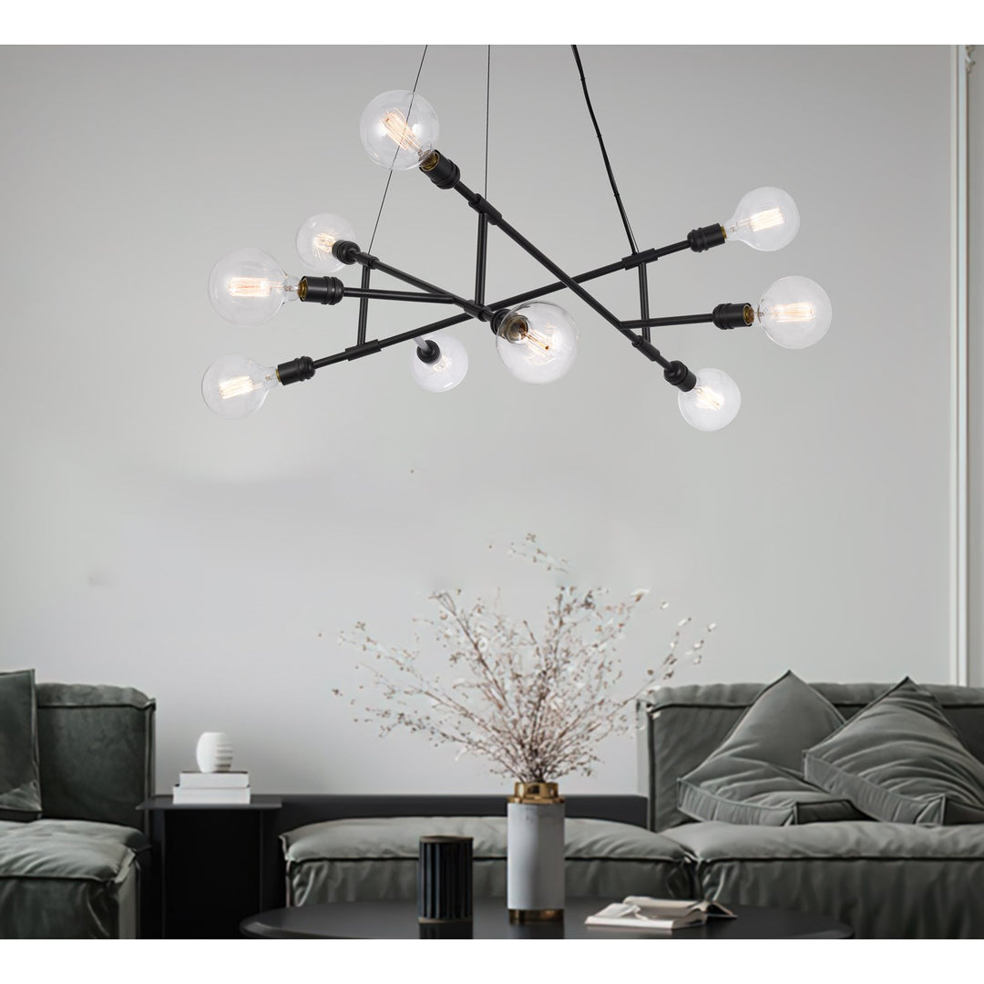 60W X 9 Massena Metal Chandelier