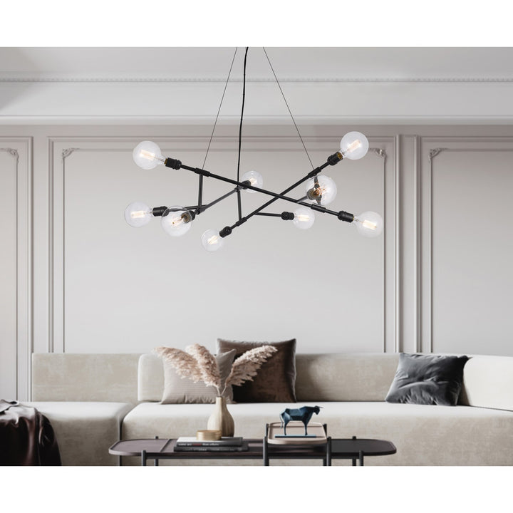 60W X 9 Massena Metal Chandelier