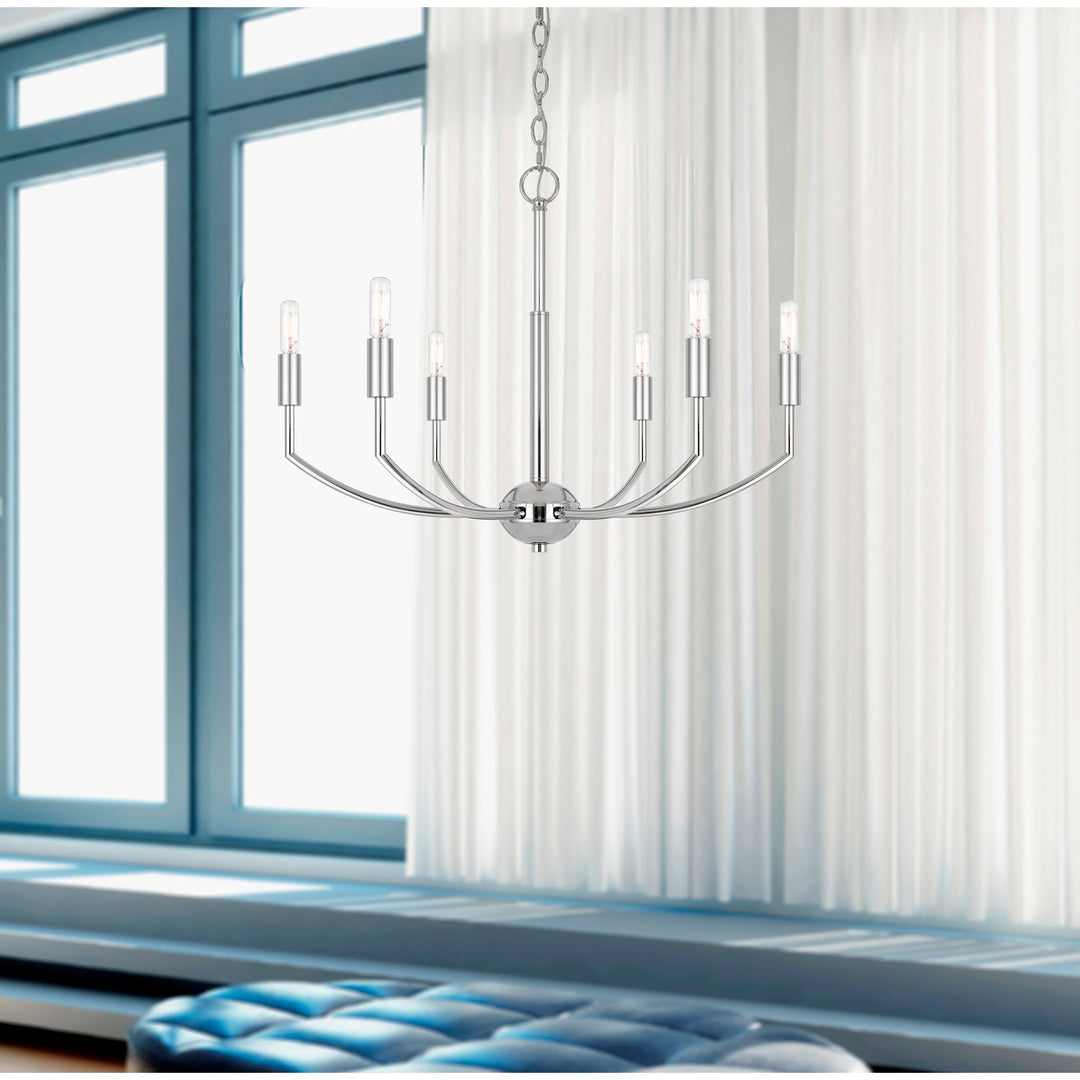 Maxton 60W X 6 Metal Chandelier
