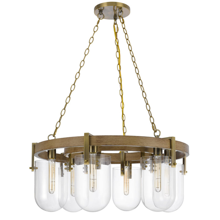 Stovall 60W X 6 Metal/Glass Chandelier by CAL Lighting